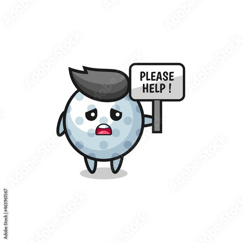 cute golf hold the please help banner