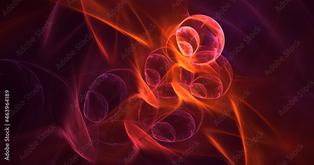 3D rendering abstract colorful fractal light background 3D rendering abstract colorful fractal light background