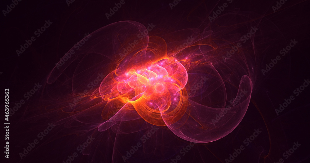 3D rendering abstract technology fractal background 3D rendering abstract technology fractal background