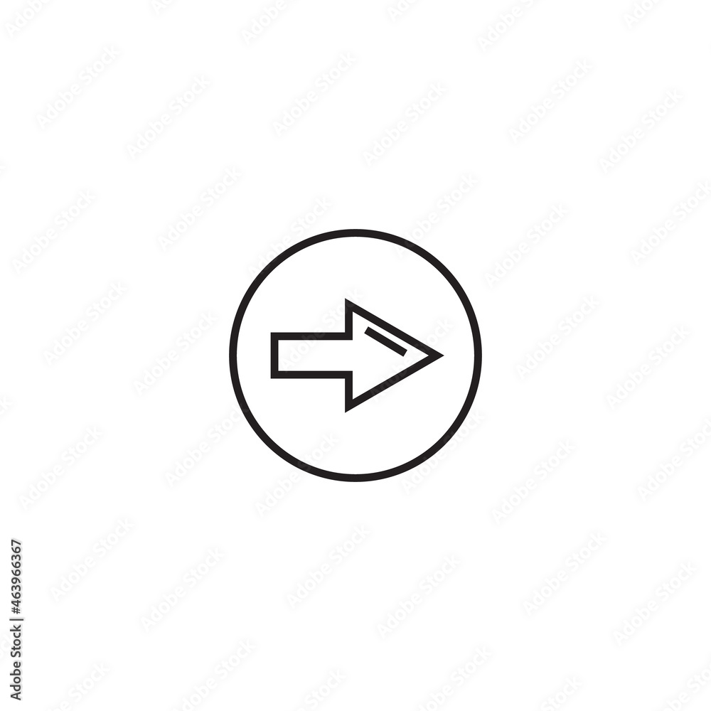 Internet and interface concept. Modern outline high quality illustration for banners, flyers and web sites. Editable stroke in trendy flat style. Line icon of click inside of circle Internet and interface concept. Modern outline high quality illustration for banners, flyers and web sites. Editable stroke in trendy flat style. Line icon of click inside of circle