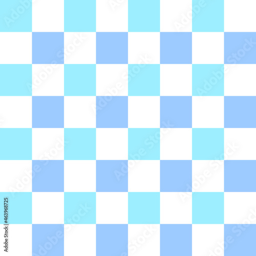 checkered pattern, light blue interspersed with dark blue. Seamless pattern, checkered pattern.