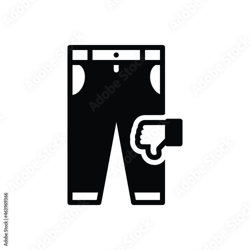 Black solid icon for ordinary