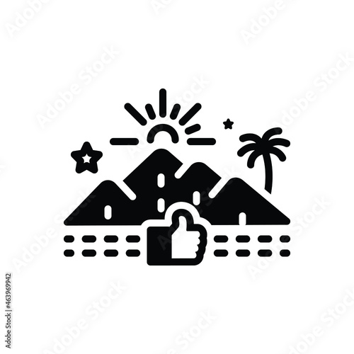 Black solid icon for awesome