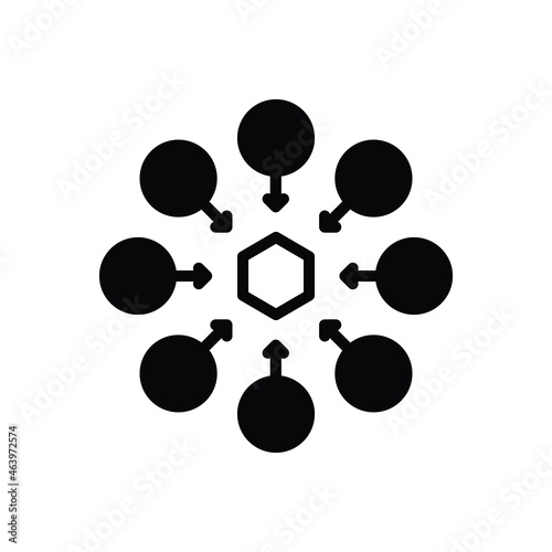 Black solid icon for emphasis