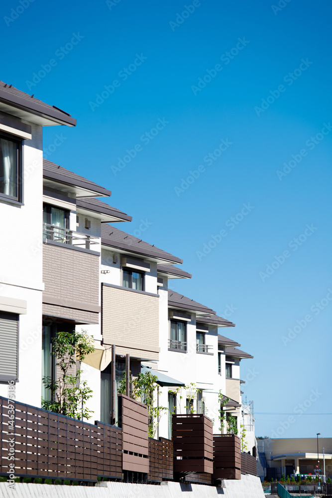 Obraz premium 一戸建て 新興住宅地