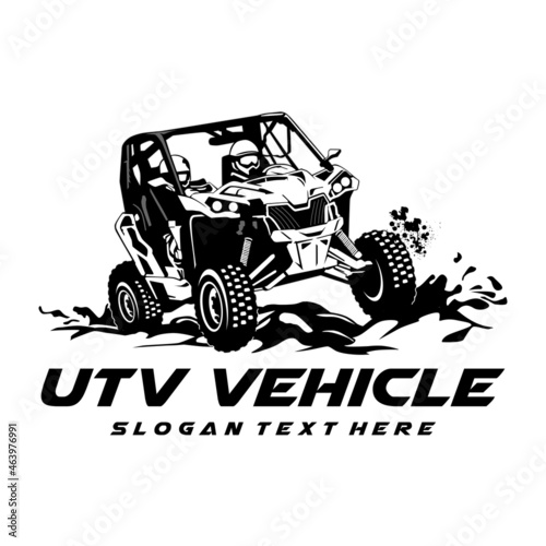 utv logo design icon vector	