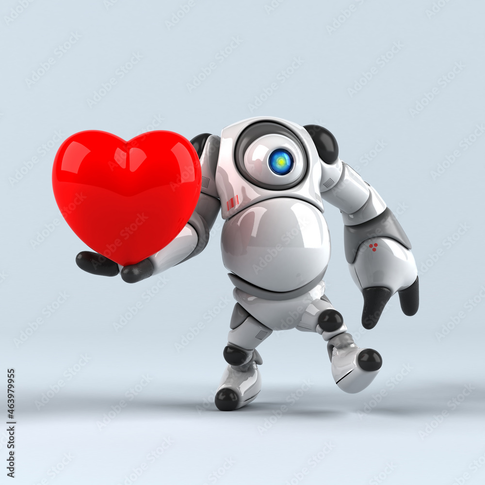 Big robot - 3D Illustration