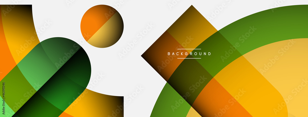 Trendy shapes, color minimal design composition, lines and shadows for wallpaper banner background or landing page Trendy shapes, color minimal design composition, lines and shadows for wallpaper banner background or landing page