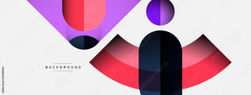 Trendy shapes, color minimal design composition, lines and shadows for wallpaper banner background or landing page Trendy shapes, color minimal design composition, lines and shadows for wallpaper banner background or landing page