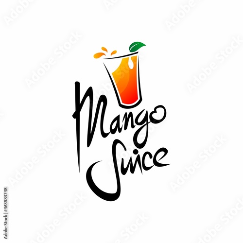 fresh mango fruit logo illustration vector