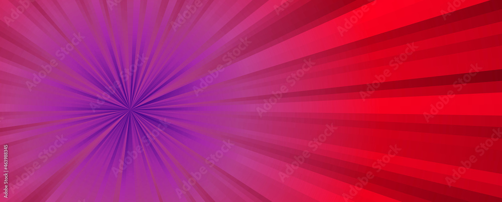 Abstract ray burst background, glow effect, comix