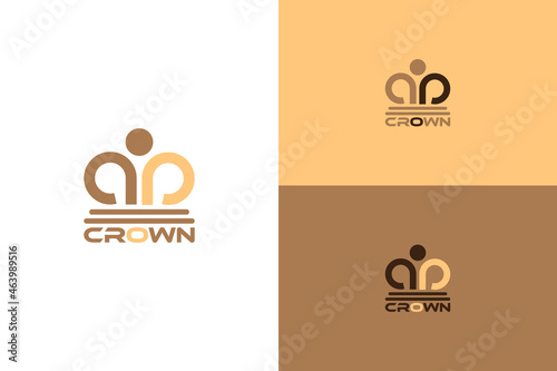 Abstract crown logo vector suitable for legal, law enforcement, solicitor, advocate, law firms