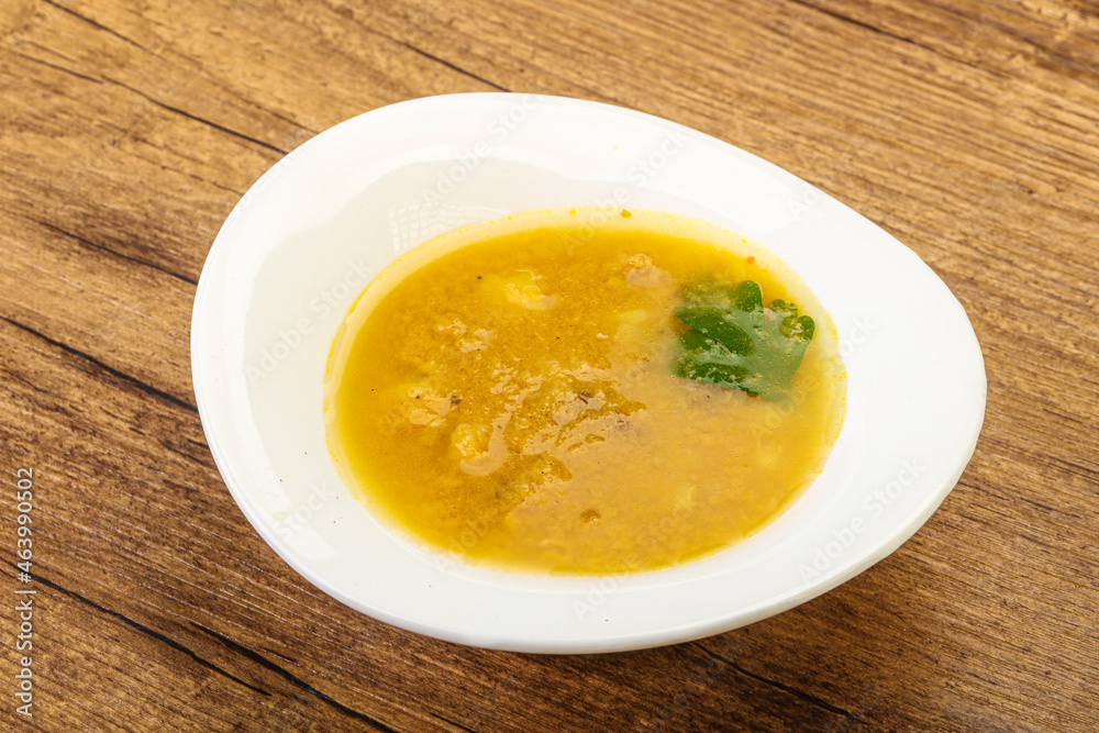 Pea soup with smoked meat Pea soup with smoked meat