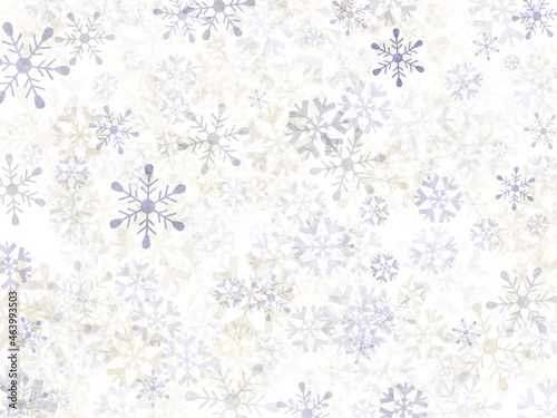 背景 雪の結晶 雪 霜 クリスマス 冬 背景素材 テクスチャ 水彩 グランジ 壁紙 質感 素材