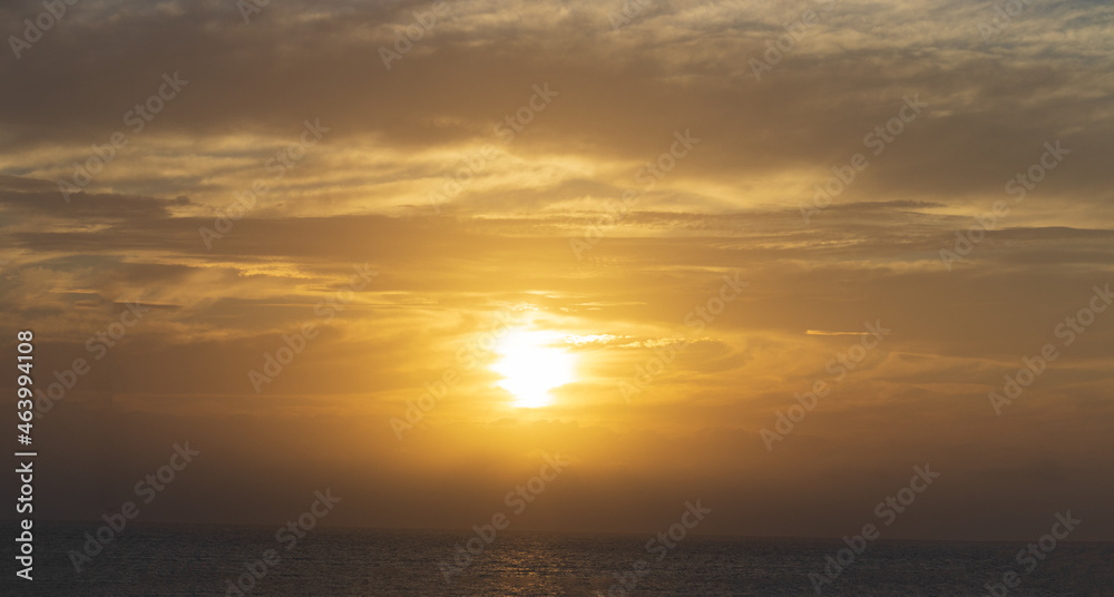 sunrise over the ocean in the early morning sunrise over the ocean in the early morning