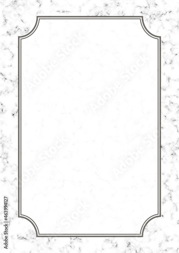 高級感ある大理石のフレーム