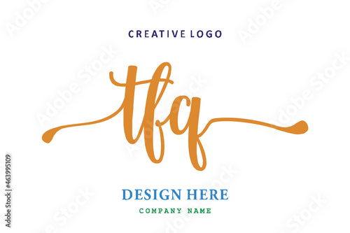 TFQ lettering logo is simple  easy to understand and authoritative