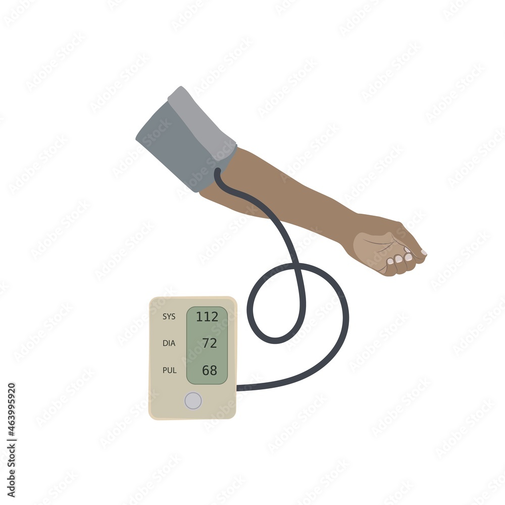 Normal blood pressure, illustration Normal blood pressure, illustration