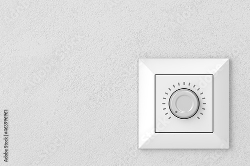 Tableau sur toile Dimmer light switch on a wall