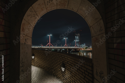 bridge at night