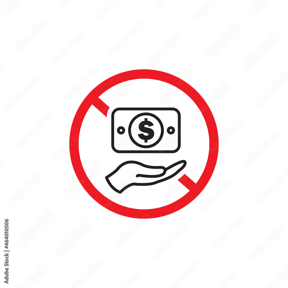 anti corruption campaign, no corruption icon with red forbidden sign isolated on white background anti corruption campaign, no corruption icon with red forbidden sign isolated on white background