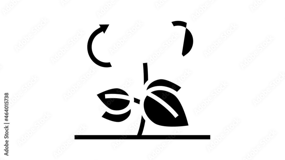 eco energy saving animated glyph icon. eco energy saving sign. isolated on white background eco energy saving animated glyph icon. eco energy saving sign. isolated on white background