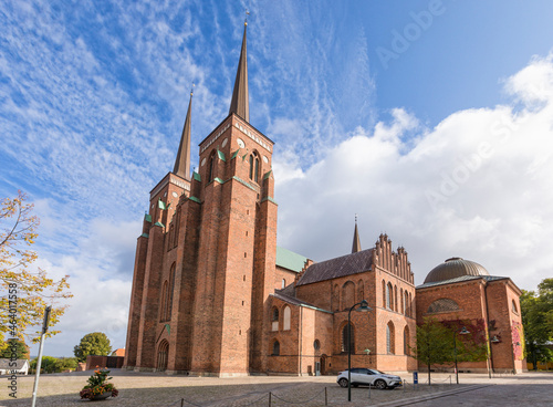 Bild auf Leinwand Cathedral at Roskilde, Denmark