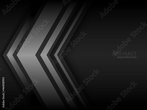 dark abstract background with elegant hexagon shadows and corners