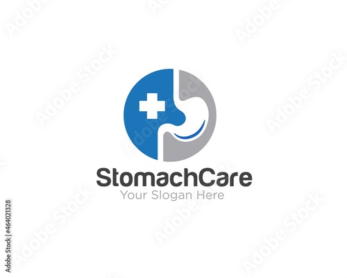 stomach care logo designs for medical service, clinic or hospital logo
