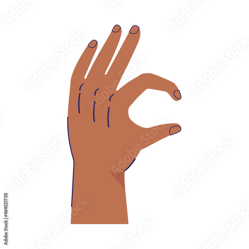 hand human pinching