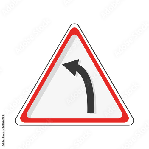 dangerous turn left signal