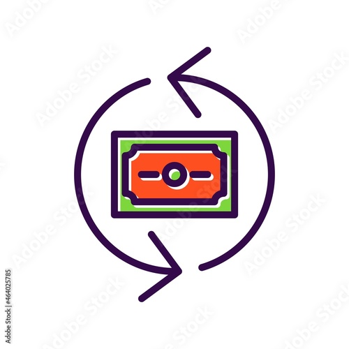 Refresh Filled Vector Icon Design