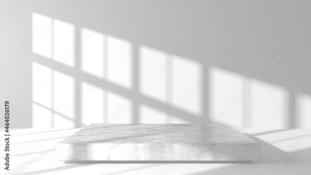 Obraz premium Abstract scene podium mockup. Award ceremony concept