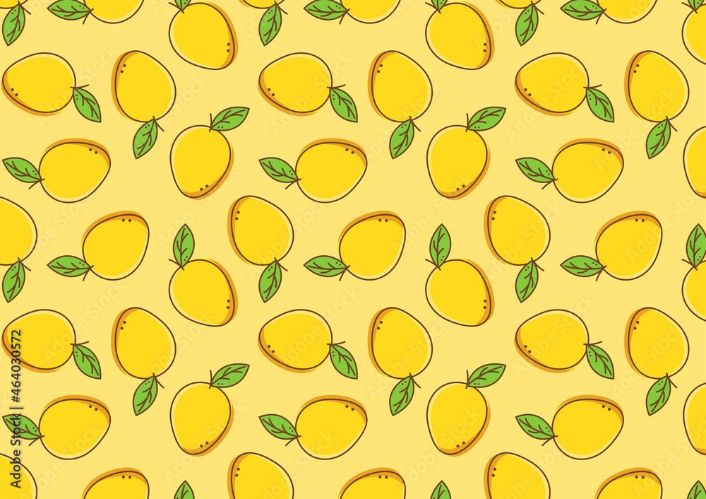 Mango pattern wallpaper. Mango symbol vector. Mango pattern wallpaper. Mango symbol vector.