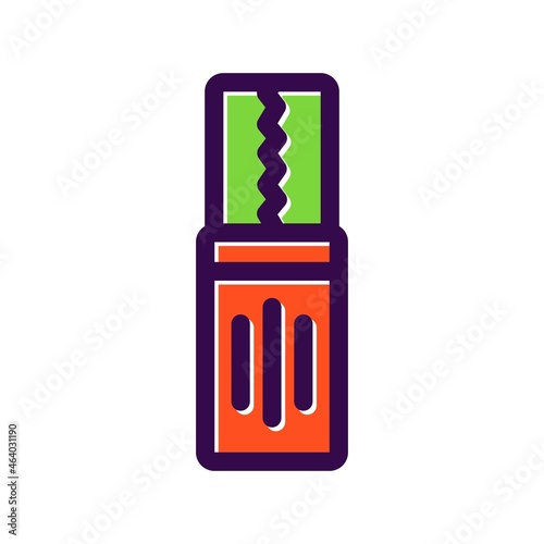 Chewing gum Filled Vector Icon Design