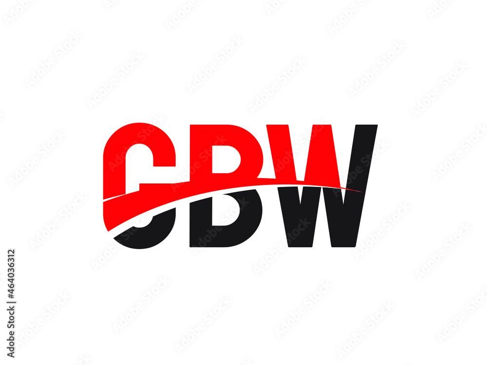 GBW Letter Initial Logo Design Vector Illustration GBW Letter Initial Logo Design Vector Illustration
