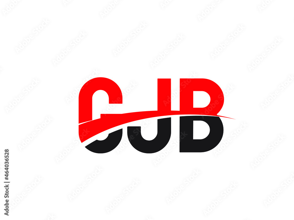 GJB Letter Initial Logo Design Vector Illustration GJB Letter Initial Logo Design Vector Illustration