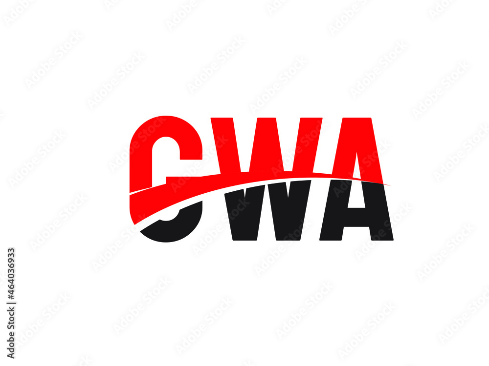 GWA Letter Initial Logo Design Vector Illustration GWA Letter Initial Logo Design Vector Illustration