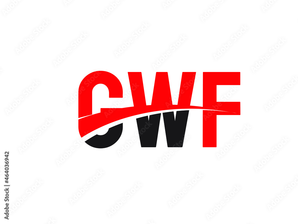 GWF Letter Initial Logo Design Vector Illustration GWF Letter Initial Logo Design Vector Illustration