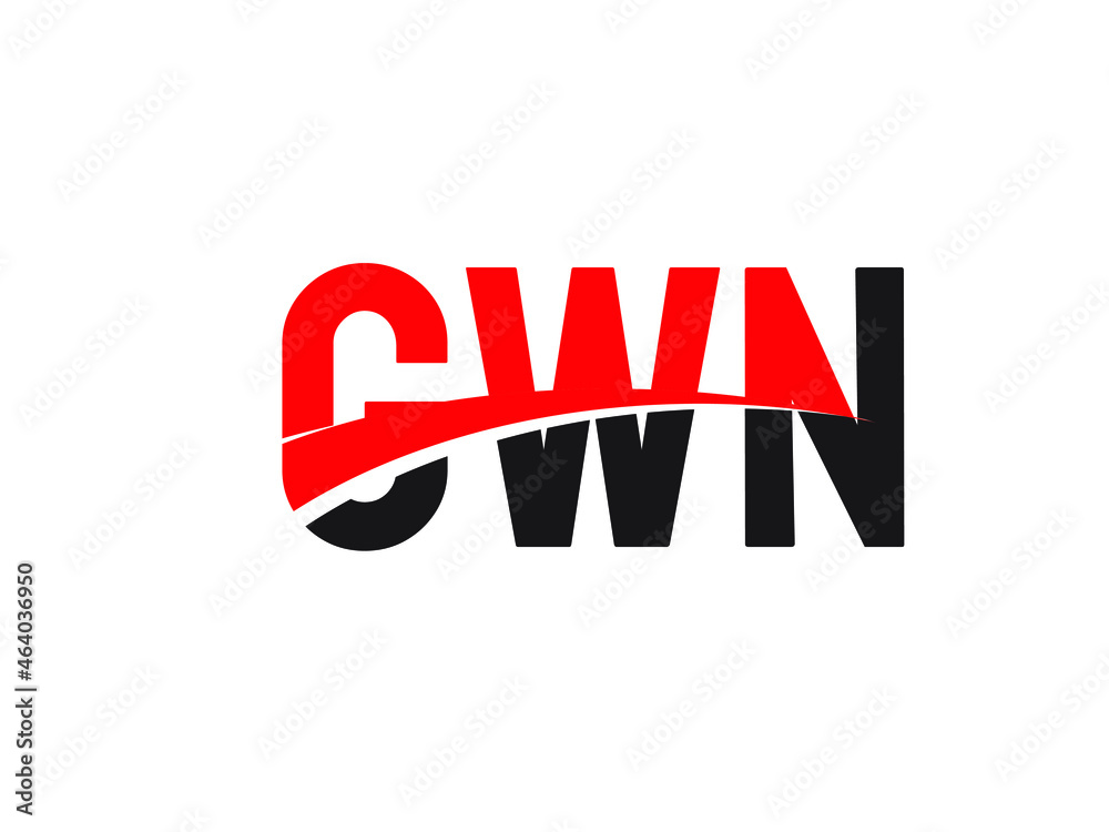 GWN Letter Initial Logo Design Vector Illustration