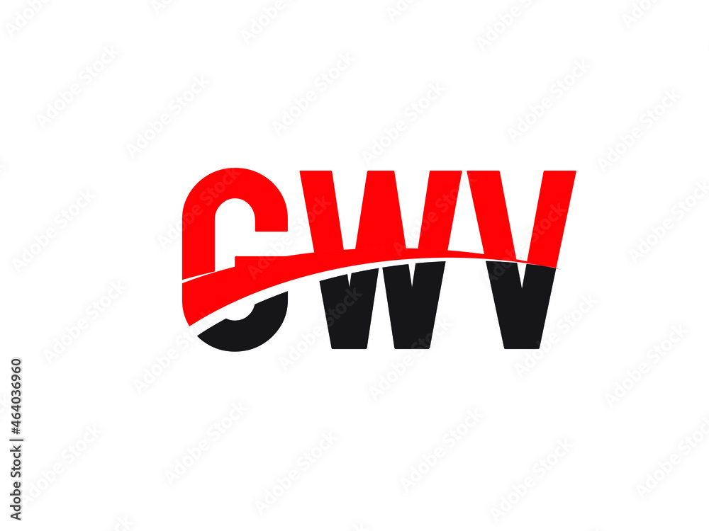 GWV Letter Initial Logo Design Vector Illustration