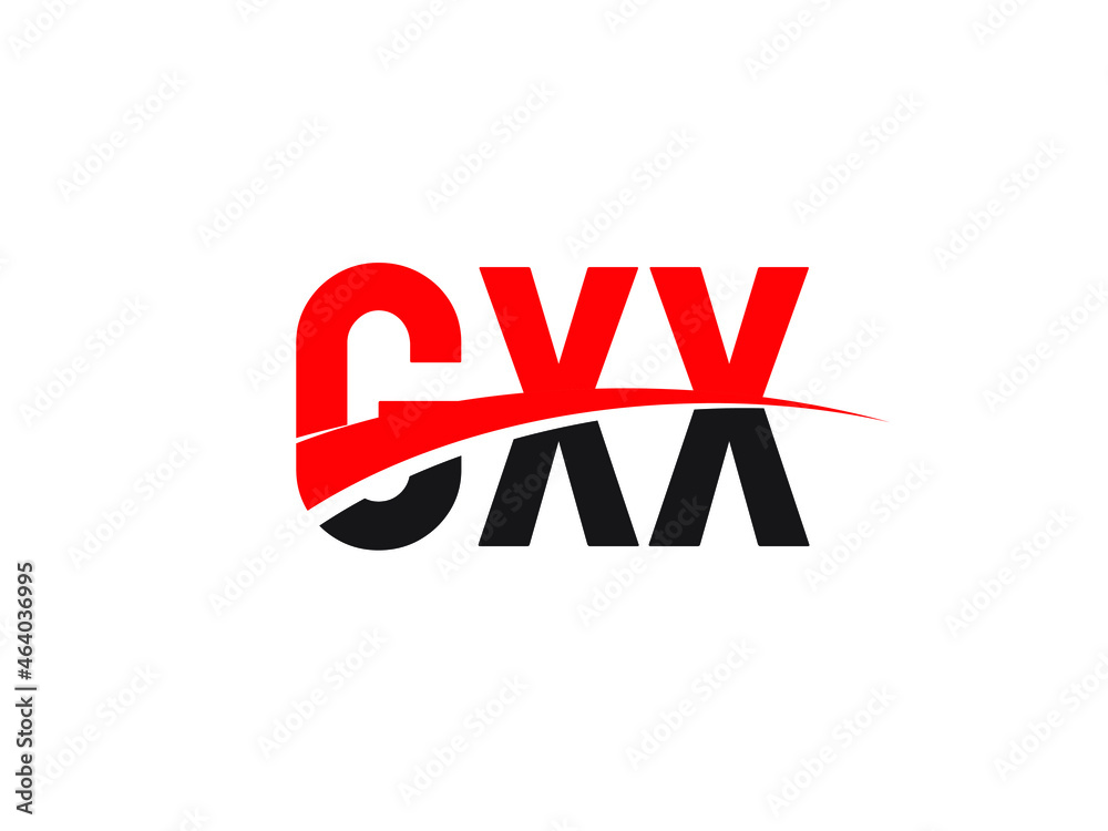 GXX Letter Initial Logo Design Vector Illustration