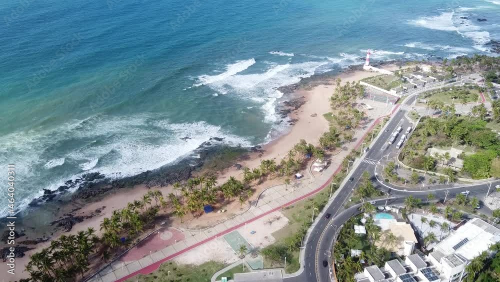 Imagem Aérea Praia de Itapuã - Bahia