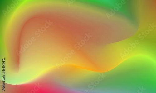 abstract light orange and colored leak rainbow distortion swirl overlay shine pattern with heavy grain effect texture.