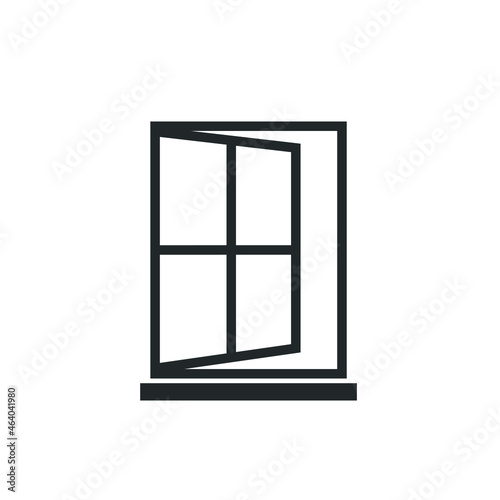 Window vector icon illustration sign