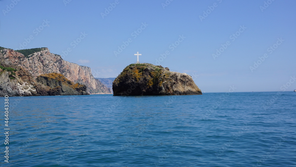 The Rock of the Holy Apparition at Cape Fiolent