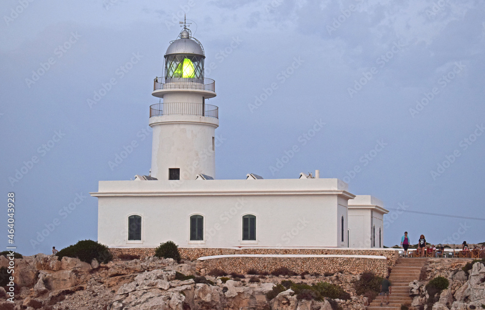 Faro de Punta Nati en Menorca Islas Baleares España