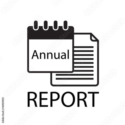 annual report graphic design element icon