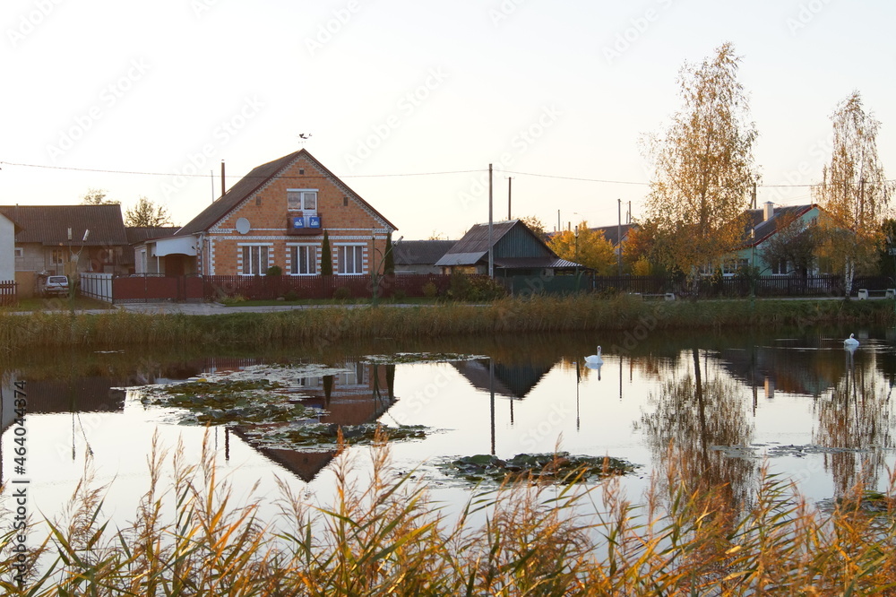 Obraz premium house on the lake