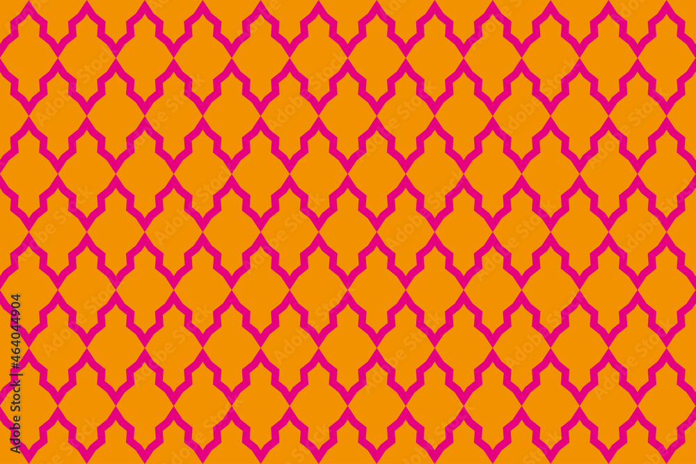 Geometrical tile Seamless pattern background in islamic style. Vector illustration